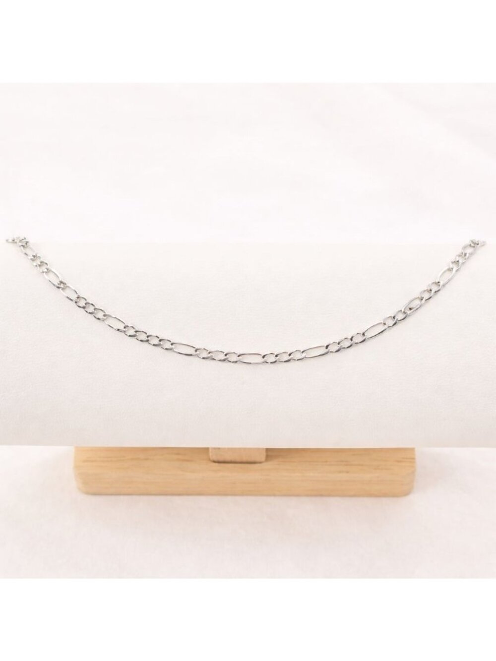 Milor 925 Sterling Silver Figaro Chain Bracelet Made in Italy 7 in - Picture 2 of 9